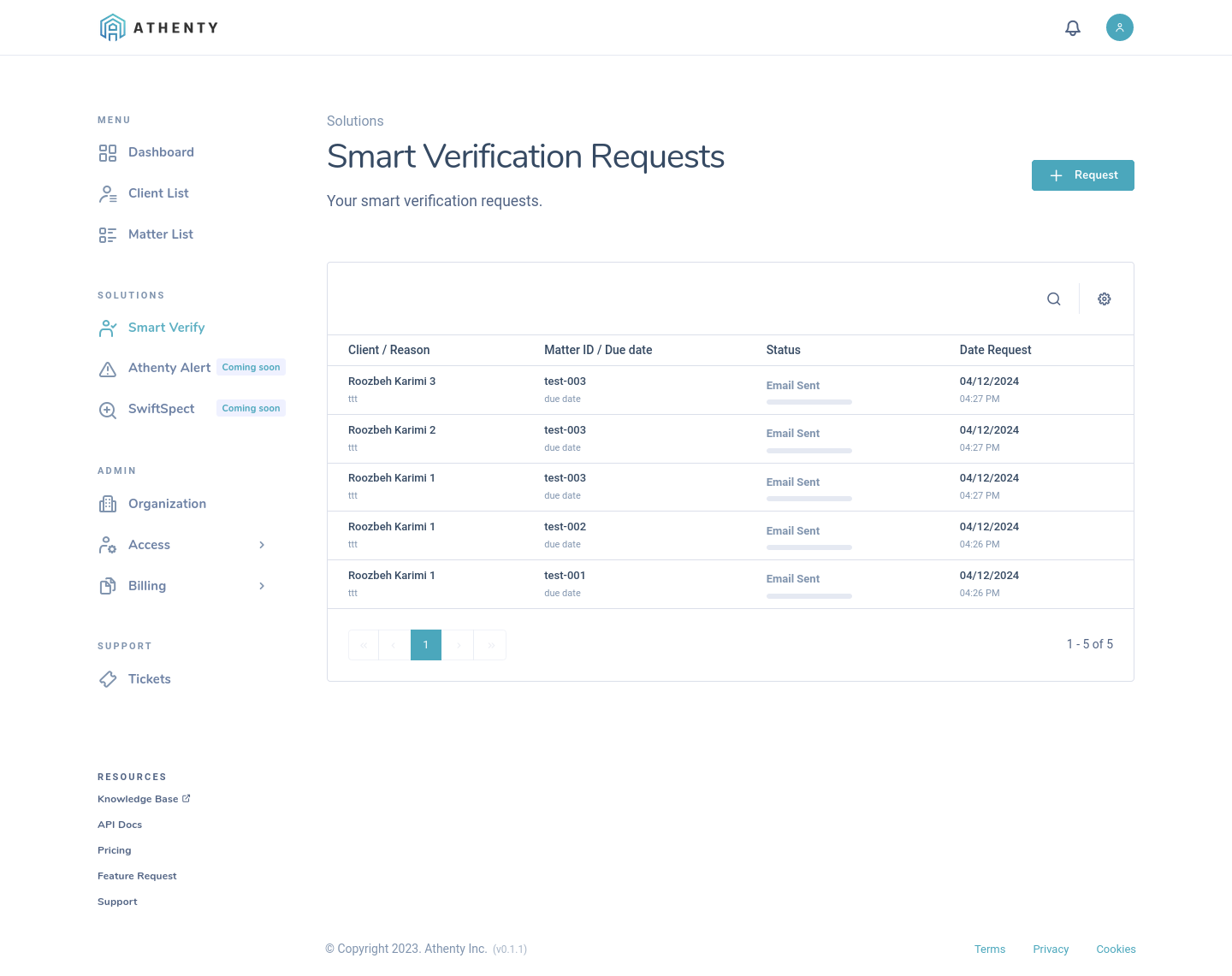 Smart Verify Requests