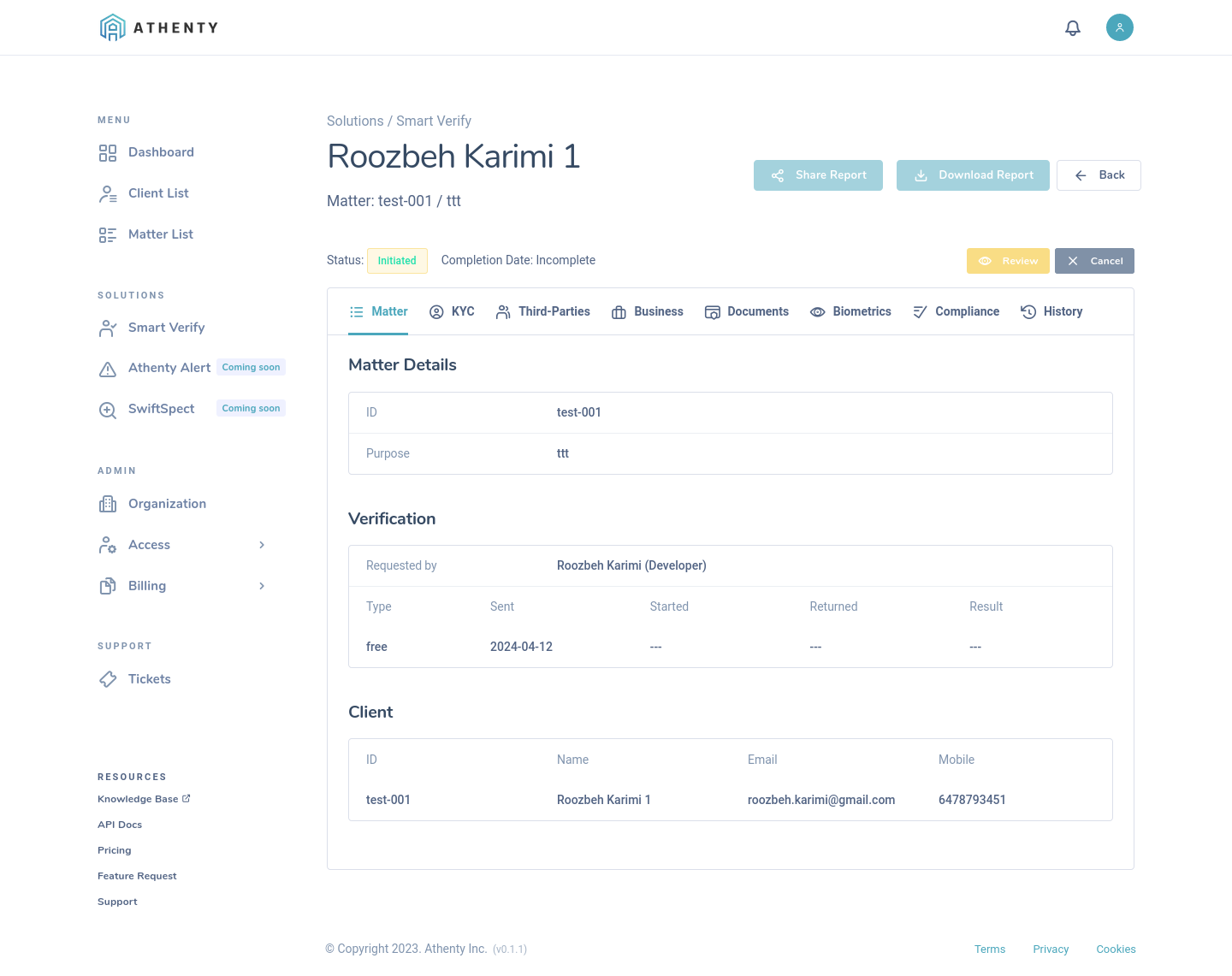 Smart Verify Results